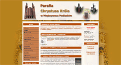 Desktop Screenshot of chrystusakrola.pl