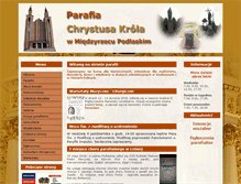Tablet Screenshot of chrystusakrola.pl